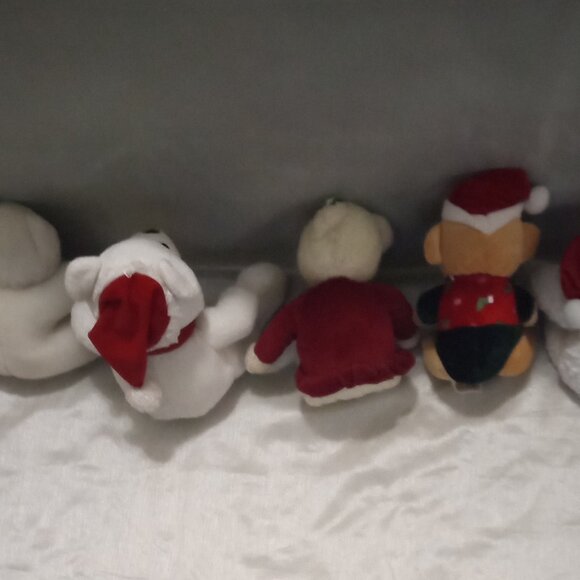 bundled Santa teddy bears Christmas in July event decorative kidcore - Picture 4 of 5